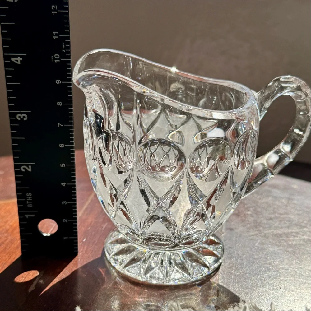 Vintage German NACHTMANN Anglia  Lead Crystal Creamer - Picture 5 of 5